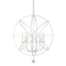 Z-Lite Tull 8 Light Chandelier, Matte White 458-30MW - alternate 2